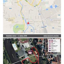 Juniorský maraton - mapa