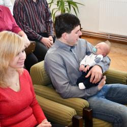 Hana Konopíková a Tadeáš Petričák s Tomáškem