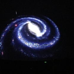 Hvězdárna a planetárium České Budějovice - ukázka nové digitální projekce.