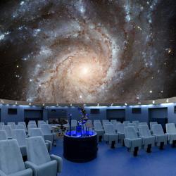 Hvězdárna a planetárium České Budějovice - ukázka nové digitální projekce.