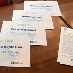 Certifikáty Gentleman silnic.