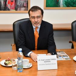 Velvyslanec Španělského království v České republice J.E. Angel Lossada Torres-Quevedo při návštěvě jihočeského kraje.