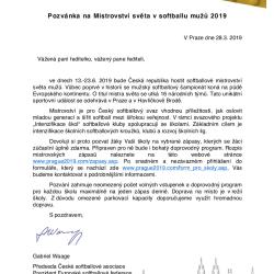 MS softball - pozvánka pro ředitele škol