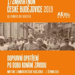 Mattoni 1/2Maraton České Budějovice 2019 - dopravní omezení.