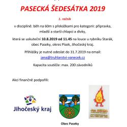 PASECKÁ ŠEDESÁTKA 2019 - pozvánka