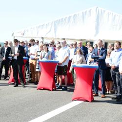 Slavnostní otevření nového úseku dálnice D3, Bošilec – Ševětín dne 24. 6. 2019.