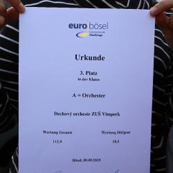 Dechový orchestr ZUŠ Vimperk nadchl festival EURO Musiktage.
