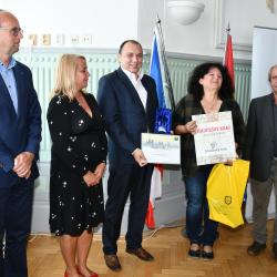 Kategorie Smart City a nejlepší elektronická služba Jihočeského kraje: 1. MÍSTO: Dačice: Poznej Dačice	