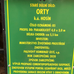 Nedávno byl důl zabezpečen.