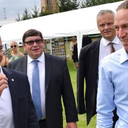 Albrechtice nad Vltavou slavily Zlatou stuhou krajský titul Vesnice roku 2022.
