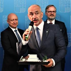 Slavnostního aktu se zúčastnil i předseda vlády ČR Petr Fiala