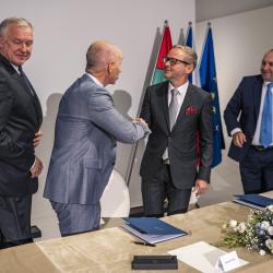 Slavnostní podpis Dohody o spolupráci mezi spolkovou zemí Dolní Rakousko a kraji Jihočeským a Jihomoravským a Krajem Vysočina