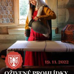 Oživené prohlídky zemanského dvorce Archeoskanzenu Trocnov.