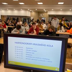 Ekonomická olympiáda. Krajské kolo v Českých Budějovicích.