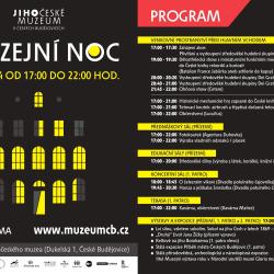Muzejní noc v Jihočeském muzeu.