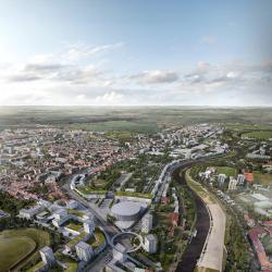 Centrum míčových sportů u českobudějovického výstaviště už zná termín dokončení.