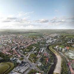 Centrum míčových sportů u českobudějovického výstaviště už zná termín dokončení.