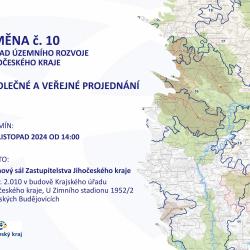 Krajský úřad Jihočeského kraje, odbor regionálního rozvoje a územního plánování, připravil návrh Změny č. 10 Zásad územního rozvoje Jihočeského kraje.