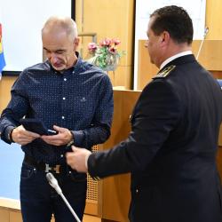 Hejtman Kuba obdržel Řád svatého Floriána za neutuchající podporu dobrovolných hasičů.