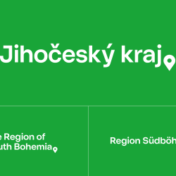 Ukázka nové vizuální identity Jihočeského kraje | Zdroj: Klára Kvízová Graphics.