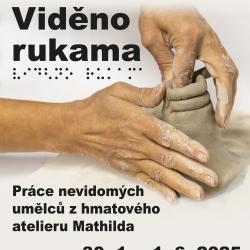 Netradiční výstava, kterou pořádá Nadační fond Mathilda a Jihočeské muzeum, prezentuje díla vzniklá pod rukama nevidomých umělců. 