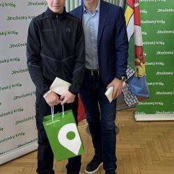 Hejtman Kuba a náměstek Štojdl ocenili medailisty z her XI. zimní olympiády dětí a mládeže ČR.