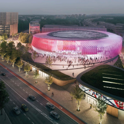 Vítězný návrh od britsko-českého týmu WilkinsonEyre + Boele architekti.
