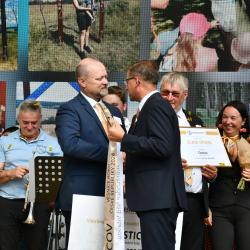 Čestice převzaly Zlatou stuhu pro Vesnici roku Jihočeského kraje 2025.