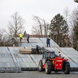 Olympijský festival startuje už 5. února. Na českobudějovickém Výstavišti roste sjezdovka i běžkařský okruh.