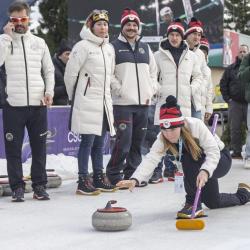 Evu Adamczykovou přivítali fanoušci na Olympijském festivalu.