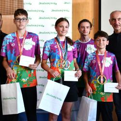 Jihočeský kraj poděkoval mladým olympionikům za skvělou reprezentaci. Z Prahy přivezli 31 medailí.