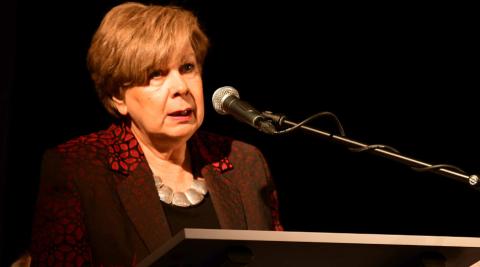 Hejtmanka Ivana Stráská na setkání starostů s vedením kraje v Českých Budějovicích