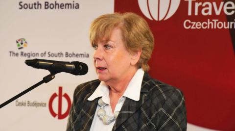 Hejtmanka Ivana Stráská.