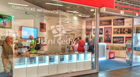 Jihočeské turistické informační centrum.