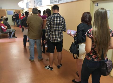 Očkování bez registrace ve Vodňanech využilo 83 lidí (foto: Nemocnice Strakonice a.s.)