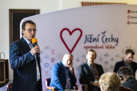Ředitel JCCR Petr Soukup na semináři "Cestovní ruch – strategický průmysl 21. století"