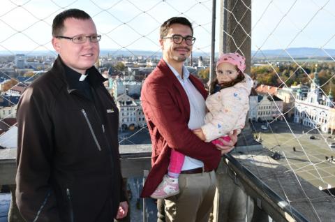 Farář Miroslav Štrunc a první náměstek hejtmana Jihočeského kraje František Talíř.