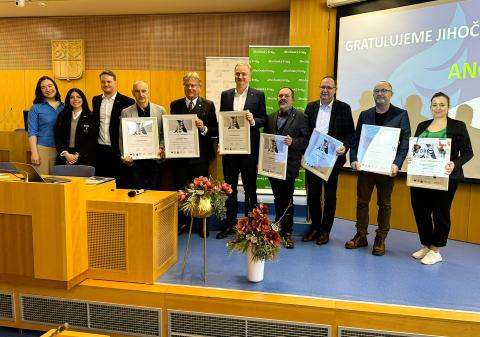 Jihočeský kraj převzal prestižní ocenění Angels Regions Award. Jako první v ČR!
