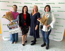 Zleva: Lucie Swierczeková, Dagmar Škodová Parmová, Lucie kozlová, Marie Marková.