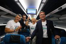 Rekordní sprint na jih Čech. Pendolino začalo jezdit v běžném provozu rychleji než stošedesátkou.