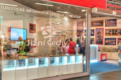 Jihočeské turistické informační centrum.
