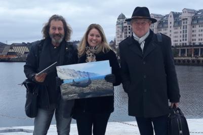 S ředitelkou Institutu Thora Heyerdahla Beate Bjørge. Zdroj: Studio Kubinsky.