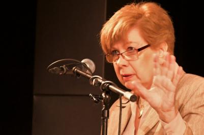 Hejtmanka Ivana Stráská během úvodního slova ocenila práci všech, kteří se do náročné veřejné funkce pustili.