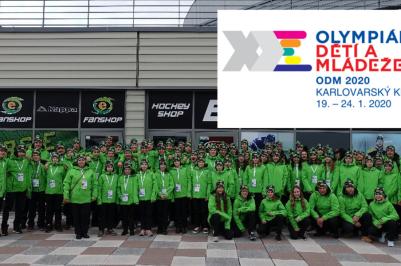Jihočeský výprava na deváté Zimní olympiádě dětí a mládeže.