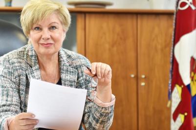 Hejtmanka Jihočeského kraje Ivana Stráská