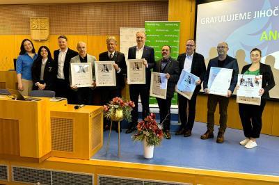 Jihočeský kraj převzal prestižní ocenění Angels Regions Award. Jako první v ČR!