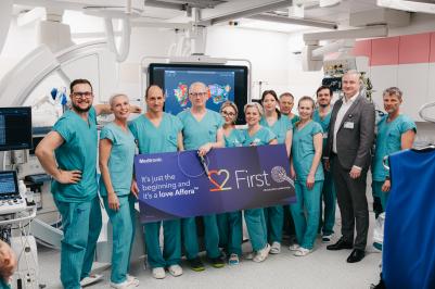 Nemocnice České Budějovice rozšiřuje možnosti léčby pacientů se srdečními arytmiemi o nejmodernější technologii současné kardiologie. Nově začíná využívat pokročilý 3D elektro-anatomický mapovací a ablační systém AFFERATM, který umožňuje ještě přesnější diagnostiku a léčbu poruch srdečního rytmu.