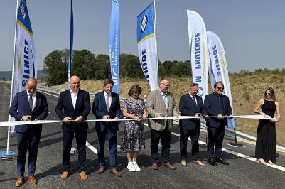 Ředitelství silnic a dálnic otevřelo přivaděč z dálnice D3 na Český Krumlov. 